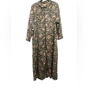 Vintage Christian Dior Zip Front Satin Robe